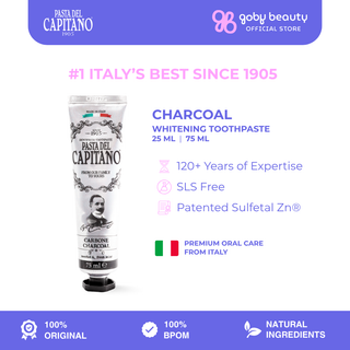 Pasta Del Capitano 1905 Toothpaste - Charcoal