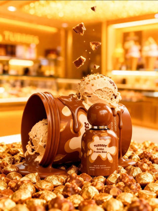 Grandeur Tubbees ICE CREAM SERIES - Golden Praline Bliss Eau de Parfum 50ML | Dubai Gourmand Perfume