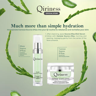 QIRINESS ELIXIR SOURCE D'EAU Intensive Moisturizing Essence 30ml | Essence Menghidrasi Kulit Kering