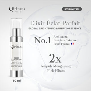 QIRINESS ELIXIR ECLAT PARFAIT Brightening & Unifying Essence 30ML | Serum Mengatasi Flek Hitam