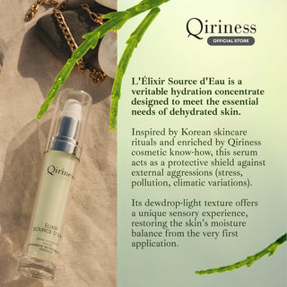 QIRINESS ELIXIR SOURCE D'EAU Intensive Moisturizing Essence 30ml | Essence Menghidrasi Kulit Kering