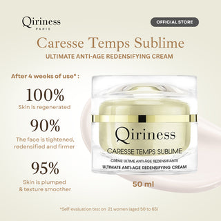 QIRINESS CARESSE TEMPS SUBLIME Ultimate Anti-Age Redensifying Cream 50ml | Krim Wajah Anti Aging