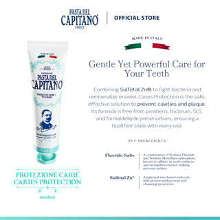 [Bundle] Pasta del Capitano Toothpaste - Functional Line Series | Sensitive - Vitamins - Caries Protection