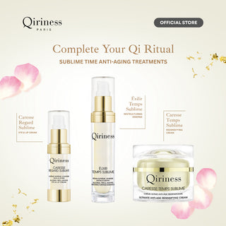 Goby Beauty - QIRINESS CARESSE REGARD SUBLIME Eye and Lip Cream 15ml | Krim Mata & Bibir Premium Anti Aging