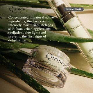 QIRINESS CARESSE SOURCE D'EAU Protective Moisturizing Cream 50ml | Krim Wajah untuk Melembapkan