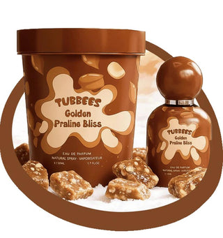 Grandeur Tubbees ICE CREAM SERIES - Golden Praline Bliss Eau de Parfum 50ML | Dubai Gourmand Perfume