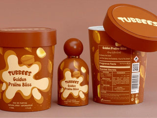 Grandeur Tubbees ICE CREAM SERIES - Golden Praline Bliss Eau de Parfum 50ML | Dubai Gourmand Perfume