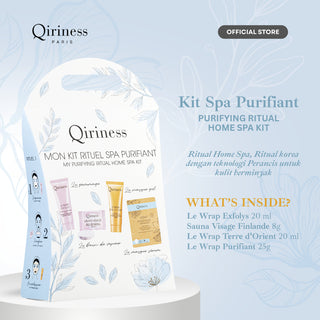 QIRINESS MON KIT RITUEL SPA PURIFANT Purifying Ritual Home Spa Kit | Paket Perawatan Kulit Berminyak