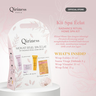 QIRINESS MON KIT RITUEL SPA ÉCLAT My Radiance Ritual Home Spa Kit | Paket Perawatan Kulit Glowing
