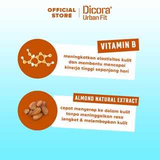 DICORA URBAN FIT SHOWER GEL ALMOND & NUTS VITAMIN B
