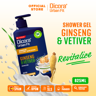 DICORA URBAN FIT SHOWER GEL GINSENG & VETIVER DETOX