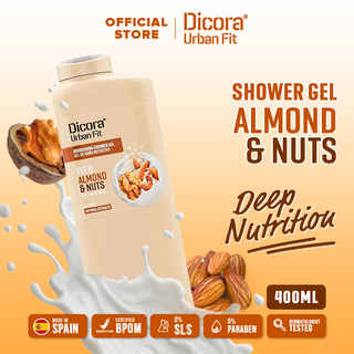 DICORA URBAN FIT SHOWER GEL ALMOND & NUTS VITAMIN B