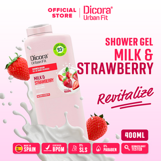 DICORA URBAN FIT NOURISHING SHOWER GEL STRAWBERRY & MILK VITAMIN B