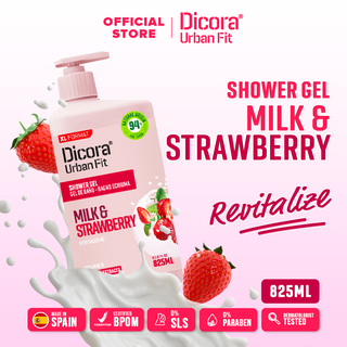 DICORA URBAN FIT NOURISHING SHOWER GEL STRAWBERRY & MILK VITAMIN B