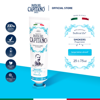 Pasta del Capitano 1905 Toothpaste - Fumatori Smokers (NEW ARRIVAL)