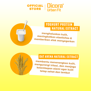 DICORA URBAN FIT SHOWER CREAM YOGURT & OAT AVENA PROTEIN
