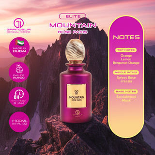 Grandeur Elite Perfume - Mountain Rose Paris Eau de Parfum 100ml