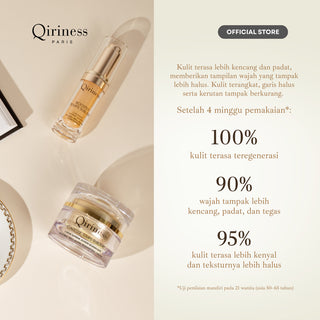 QIRINESS CARESSE TEMPS SUBLIME Ultimate Anti-Age Redensifying Cream 50ml | Krim Wajah Anti Aging