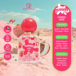 Goby Beauty - Grandeur Tubbees Lychee Lush Eau de Parfum 50ml | Dubai Gourmand Perfume
