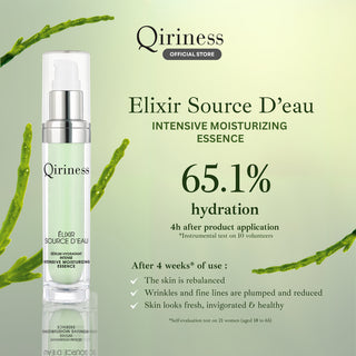QIRINESS ELIXIR SOURCE D'EAU Intensive Moisturizing Essence 30ml | Essence Menghidrasi Kulit Kering